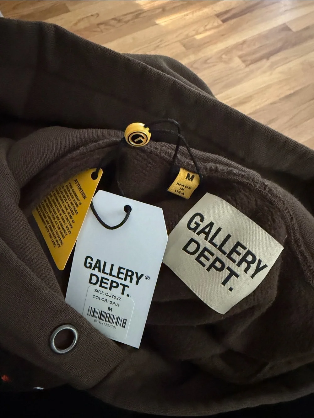 Gallery Brown Hooded Shirt Jacket
